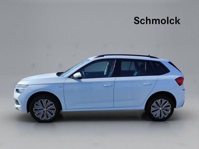 Gebraucht Skoda Kamiq Clever 150 PS (110 kW) 2022 Moonweiß perleffekt met. SUV
