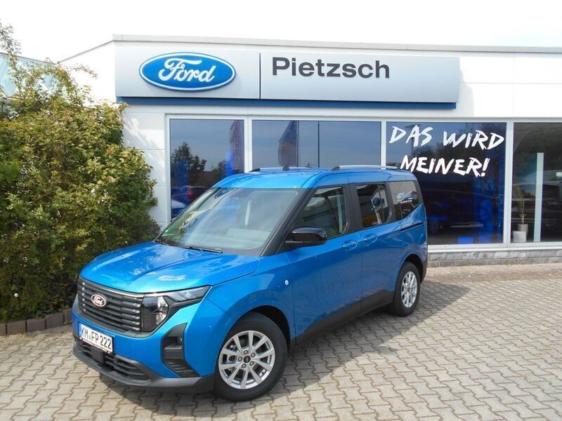 Blau Gebraucht 2024 Ford Tourneo Courier Titanium Van / Kleinbus | 23.990 € (Guter Preis) - Bild 1/4