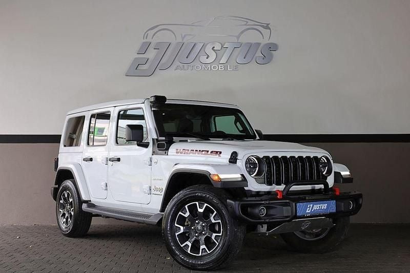 Weiß Gebraucht 2024 Jeep Wrangler Sahara SUV | 49.900 € (Guter Preis) - Bild 1/4