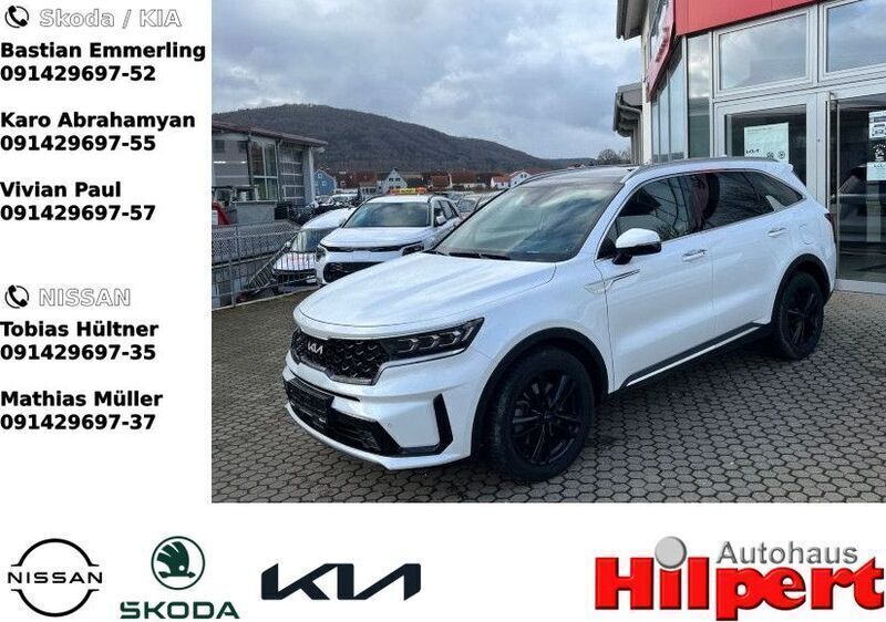 (swp) snow white pearl (metallic) Gebraucht 2023 Kia Sorento Spirit SUV | 45.940 € (Fairer Preis) - Bild 1/4