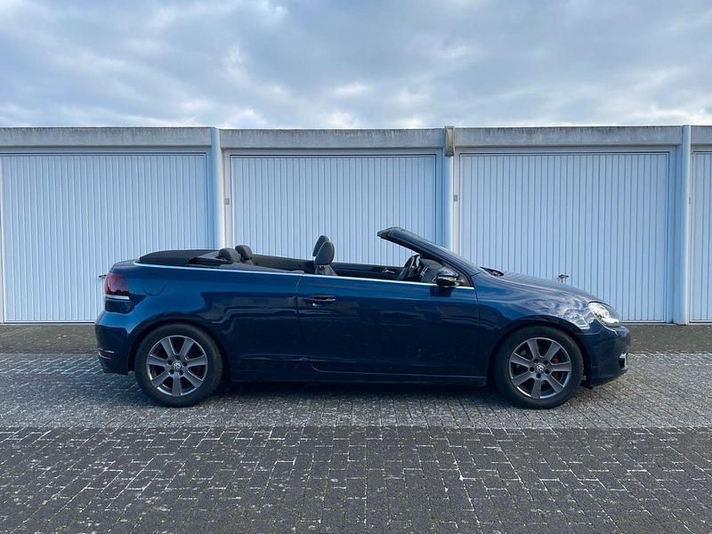 Blau Gebraucht 2012 VW Golf Cabriolet Exclusive Cabrio | 6.500 € (Superpreis) - Bild 1/4