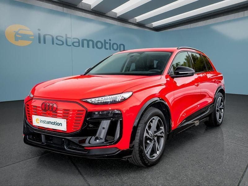 Rot Gebraucht 2024 Audi Q6 e-tron S-Line SUV | 71.549 € (Teuer) - Bild 1/4