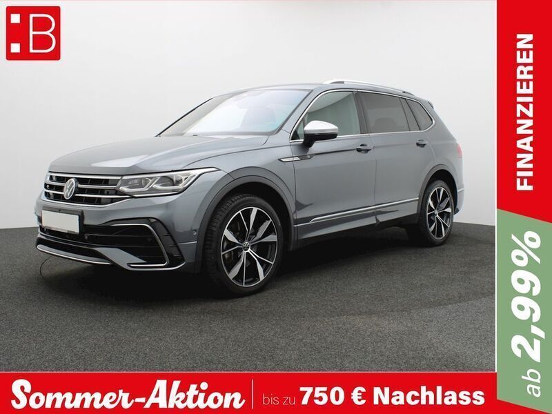 Grau Gebraucht 2024 VW Tiguan Allspace R-line SUV | 49.450 € (Teuer) - Bild 1/4