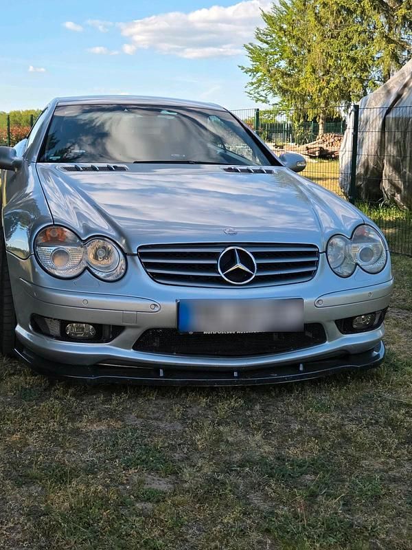 Gebraucht Mercedes SL500 306 PS (225 kW) 2002 Silber Cabrio