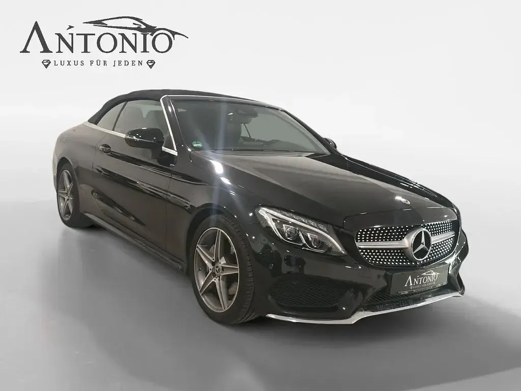 Gebraucht Mercedes C200 AMG line 184 PS (135 kW) 2017 Schwarz Cabrio