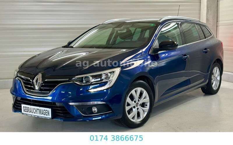 Blau Gebraucht 2018 Renault Mégane GrandTour LIMITED Kombi | 8.900 € (Superpreis) - Bild 1/4