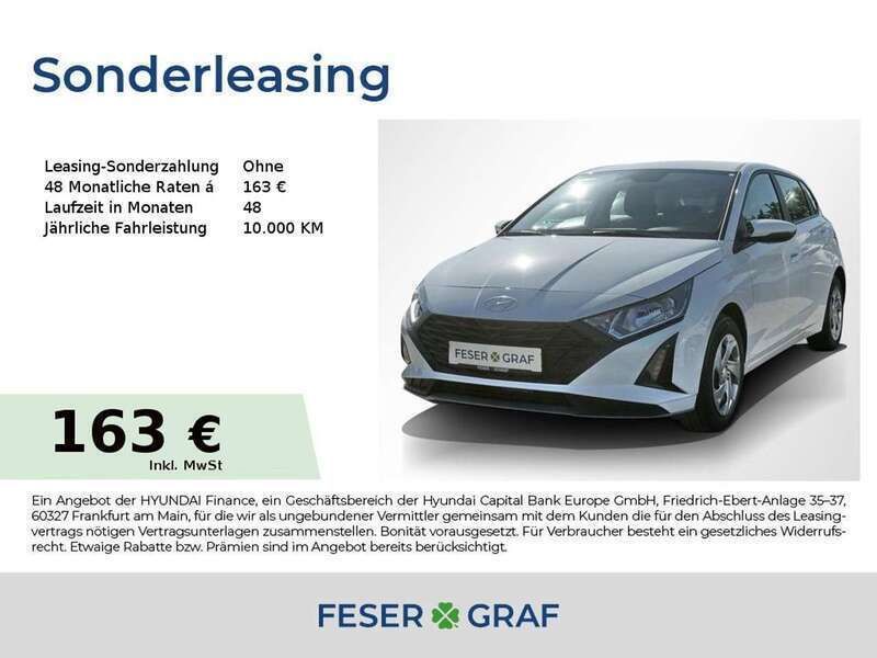 Weiß (atlas white) Neu 2025 Hyundai i20 Select Kleinwagen | 17.890 € (Guter Preis) - Bild 1/4