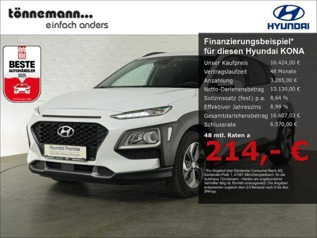 Weiss Gebraucht 2020 Hyundai Kona Trend SUV | 17.424 € (Guter Preis) - Bild 1/3