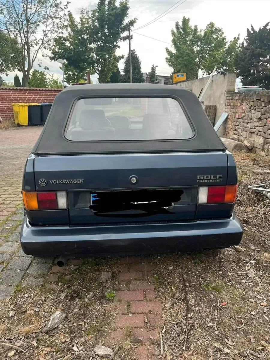 Gebraucht VW Golf Cabriolet 72 PS (52 kW) 1988 Blau Cabrio
