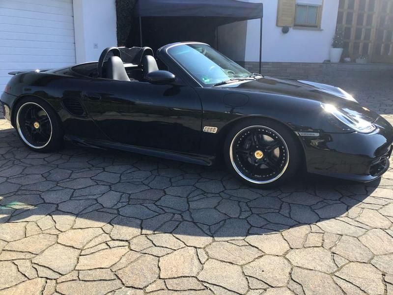 Gebraucht Porsche Boxster 204 PS (150 kW) 1998 Schwarz Cabrio