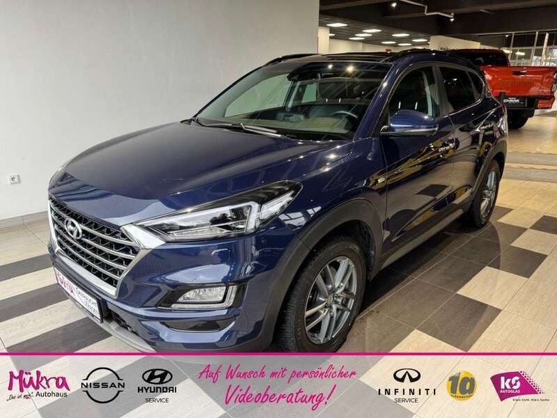 Stellar blue (blau) Gebraucht 2019 Hyundai Tucson Premium SUV | 20.990 € (Guter Preis) - Bild 1/4
