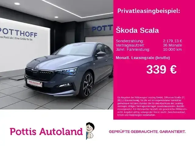 Gebraucht Skoda Scala Monte Carlo 150 PS (110 kW) 2021 Kleinwagen