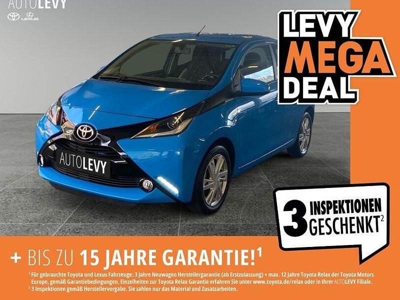 Splash cyan metallic Gebraucht 2018 Toyota Aygo Basis Kleinwagen | 8.890 € (Fairer Preis) - Bild 1/4