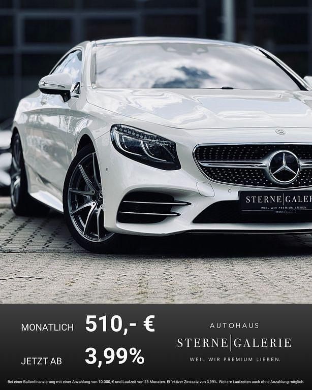 Weiß Gebraucht 2018 Mercedes S560 AMG Limousine | 84.900 € - Bild 1/4