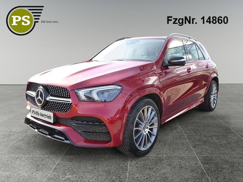 Rot Gebraucht 2021 Mercedes GLE350 AMG line SUV | 47.980 € (Fairer Preis) - Bild 1/4