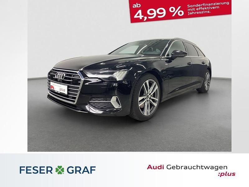 Brillantschwarz Gebraucht 2021 Audi A6 Design Kombi | 32.980 € (Fairer Preis) - Bild 1/4