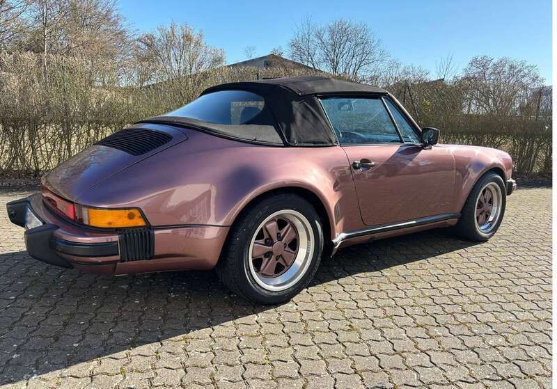 Braun Gebraucht 1986 Porsche 911 Carrera Cabriolet Cabrio | 84.000 € - Bild 1/4