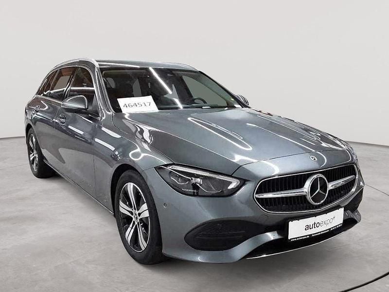 Selenitgrau metallic Gebraucht 2022 Mercedes C220 Avantgarde Kombi | 26.290 € (Superpreis) - Bild 1/4