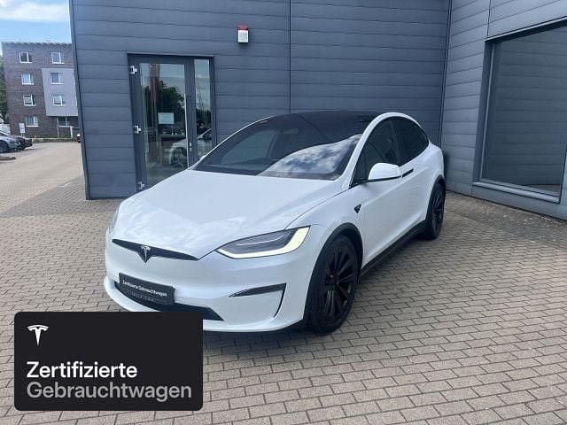Weiß Gebraucht 2022 Tesla Model X Plaid SUV | 84.900 € (Teuer) - Bild 1/4