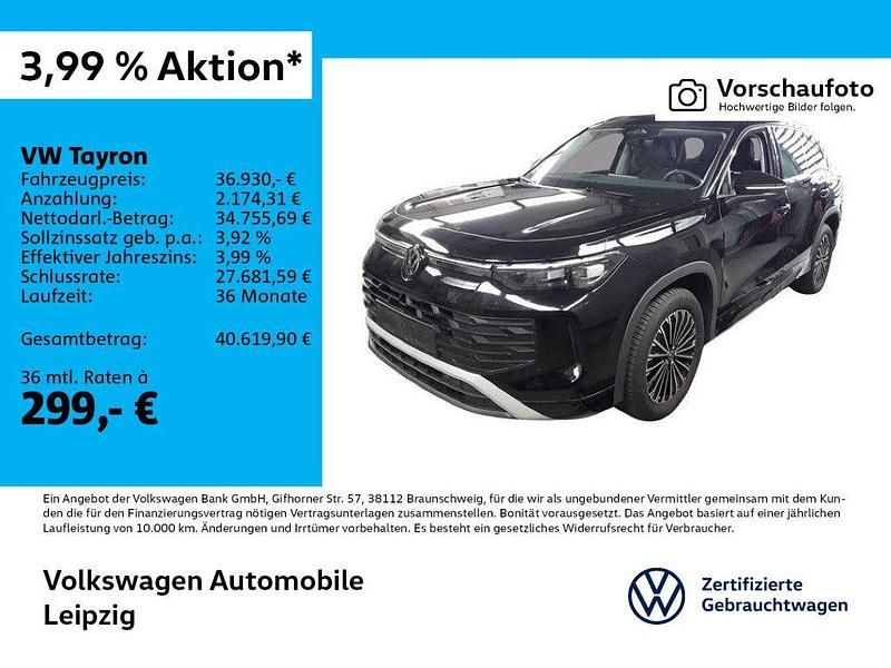 Schwarz Gebraucht 2025 VW Tayron Life SUV | 36.930 € - Bild 1/3
