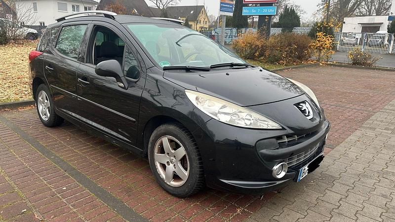 Schwarz Gebraucht 2008 Peugeot 207 Kombi | 1.100 € (Superpreis) - Bild 1/4