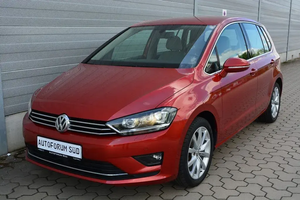 Gebraucht VW Golf Sportsvan Highline 125 PS (91 kW) 2015 Rot Van / Kleinbus