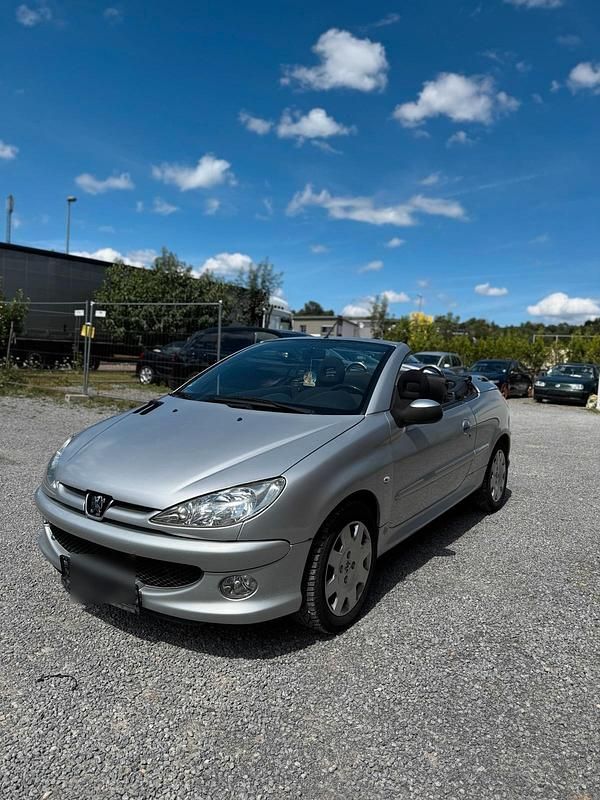 Silber Gebraucht 2007 Peugeot 206 CC Cabrio | 899 € (Superpreis) - Bild 1/4