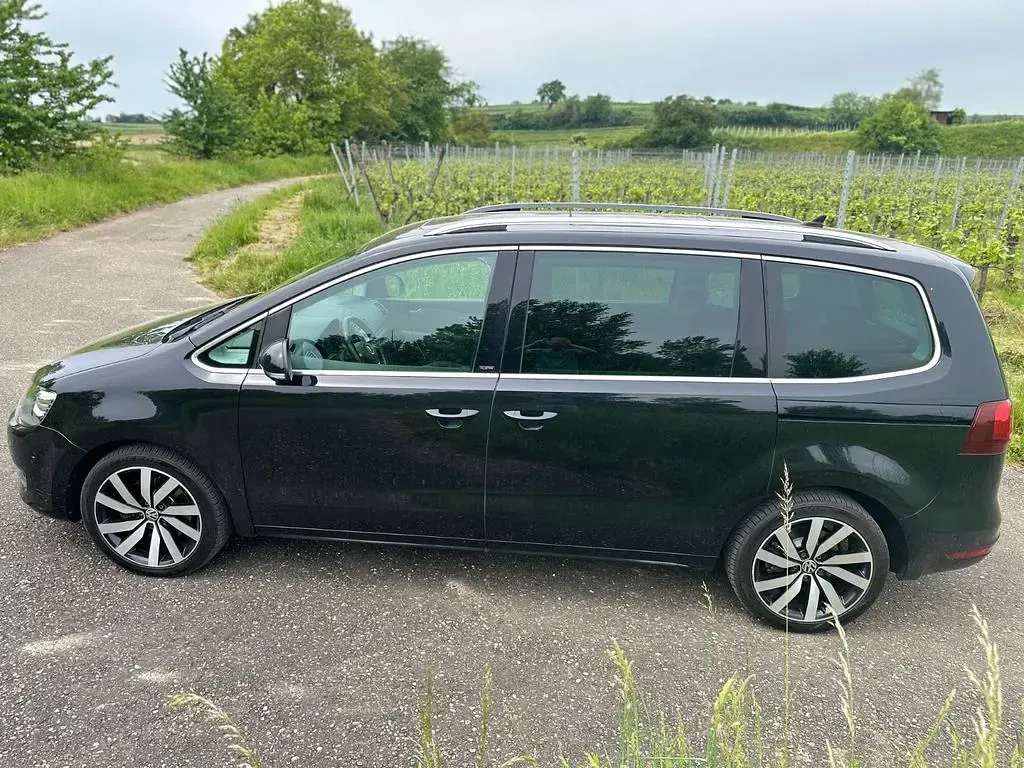 Gebraucht VW Sharan Allstar 184 PS (135 kW) 2016 Schwarz Van / Kleinbus