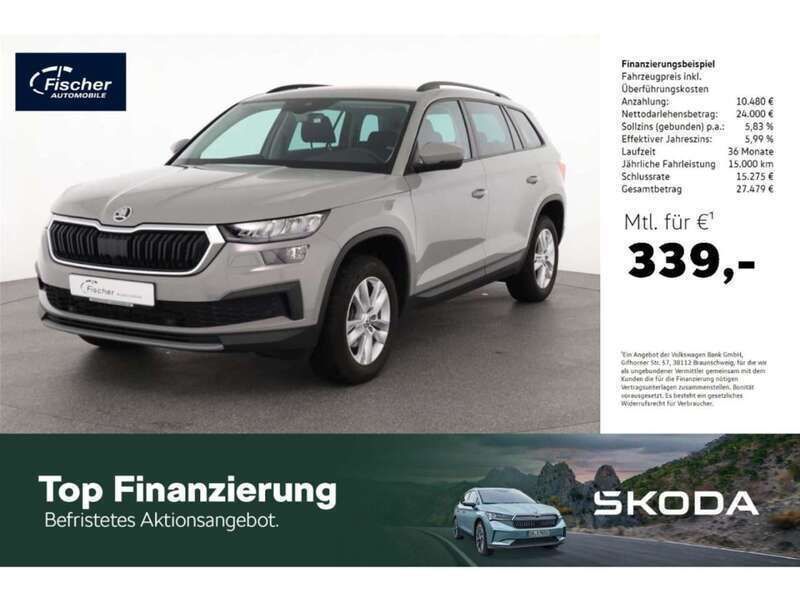 Grau Gebraucht 2022 Skoda Kodiaq Ambition SUV | 34.480 € (Fairer Preis) - Bild 1/4
