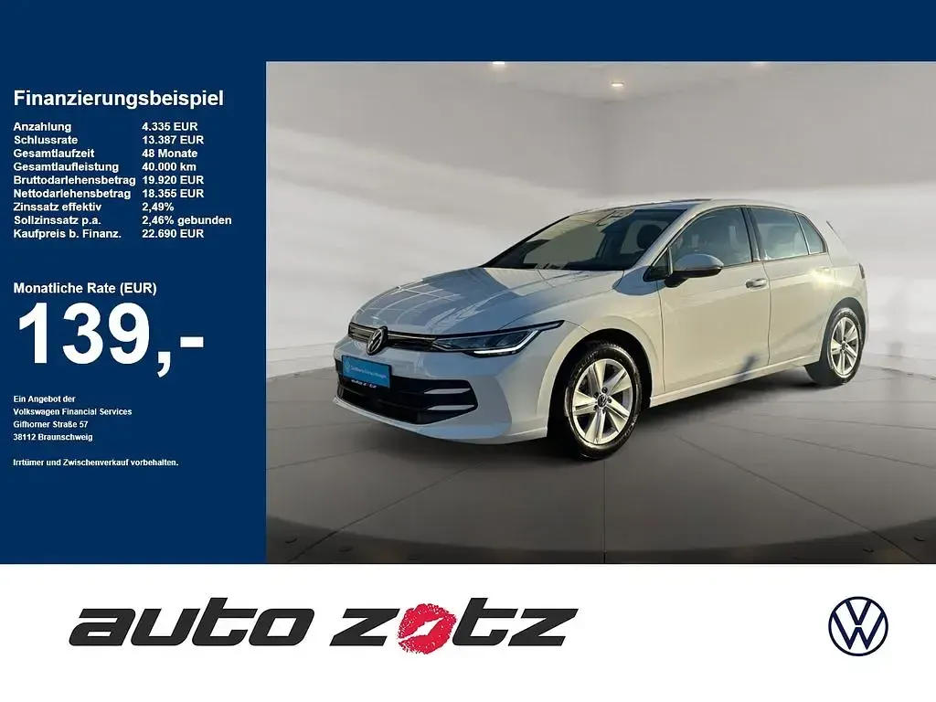 Gebraucht VW Golf VIII Life 116 PS (85 kW) 2024 Limousine