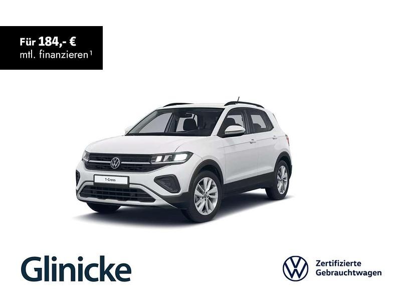 Pure white Gebraucht 2024 VW T-Cross Life SUV | 22.480 € (Fairer Preis) - Bild 1/3