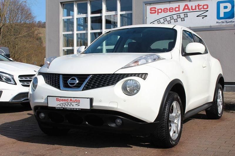 Gebraucht Nissan Juke Acenta 117 PS (86 kW) 2012 Weiß SUV