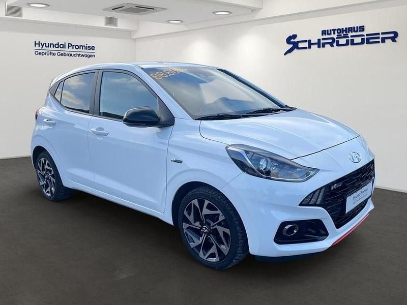 Gebraucht Hyundai i10 N Line 101 PS (74 kW) 2022 Polar white / sol Kleinwagen
