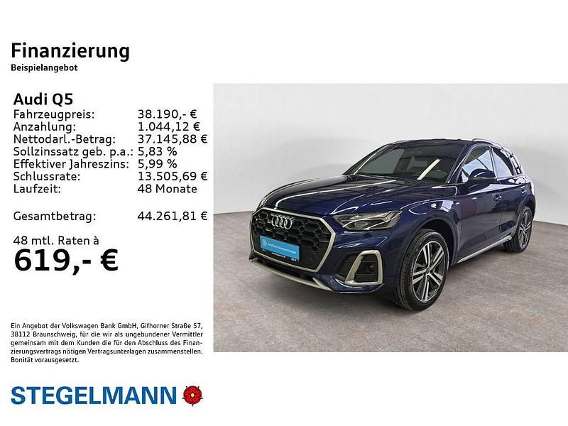 Gebraucht Audi Q5 S-Line 367 PS (269 kW) 2022 Blau SUV