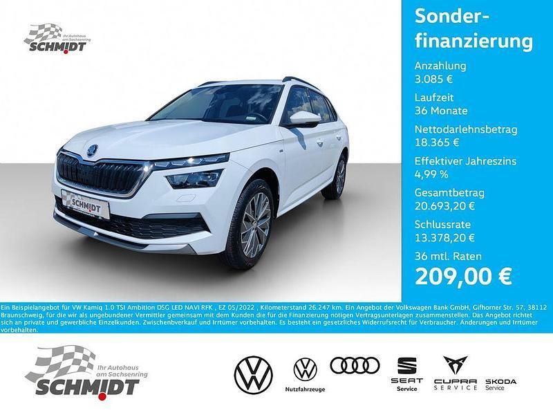 Weiß Gebraucht 2022 Skoda Kamiq Ambition SUV | 21.450 € (Guter Preis) - Bild 1/4