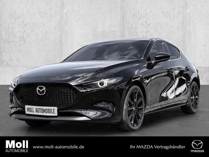 Schwarz Neu 2025 Mazda 3 Exclusive-Line Limousine | 32.590 € (Etwas zu teuer) - Bild 1/4