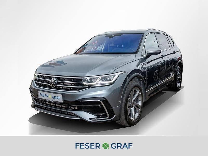 Platinumgrey Gebraucht 2022 VW Tiguan Allspace R-line SUV | 36.840 € (Etwas zu teuer) - Bild 1/4