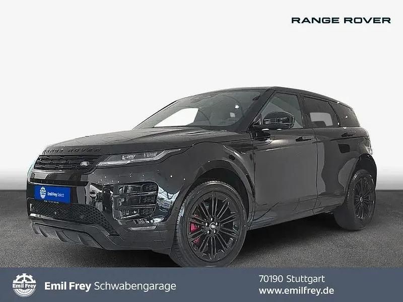 Schwarz Gebraucht 2024 Land Rover Range Rover evoque SE Dynamic SUV | 53.750 € (Teuer) - Bild 1/4