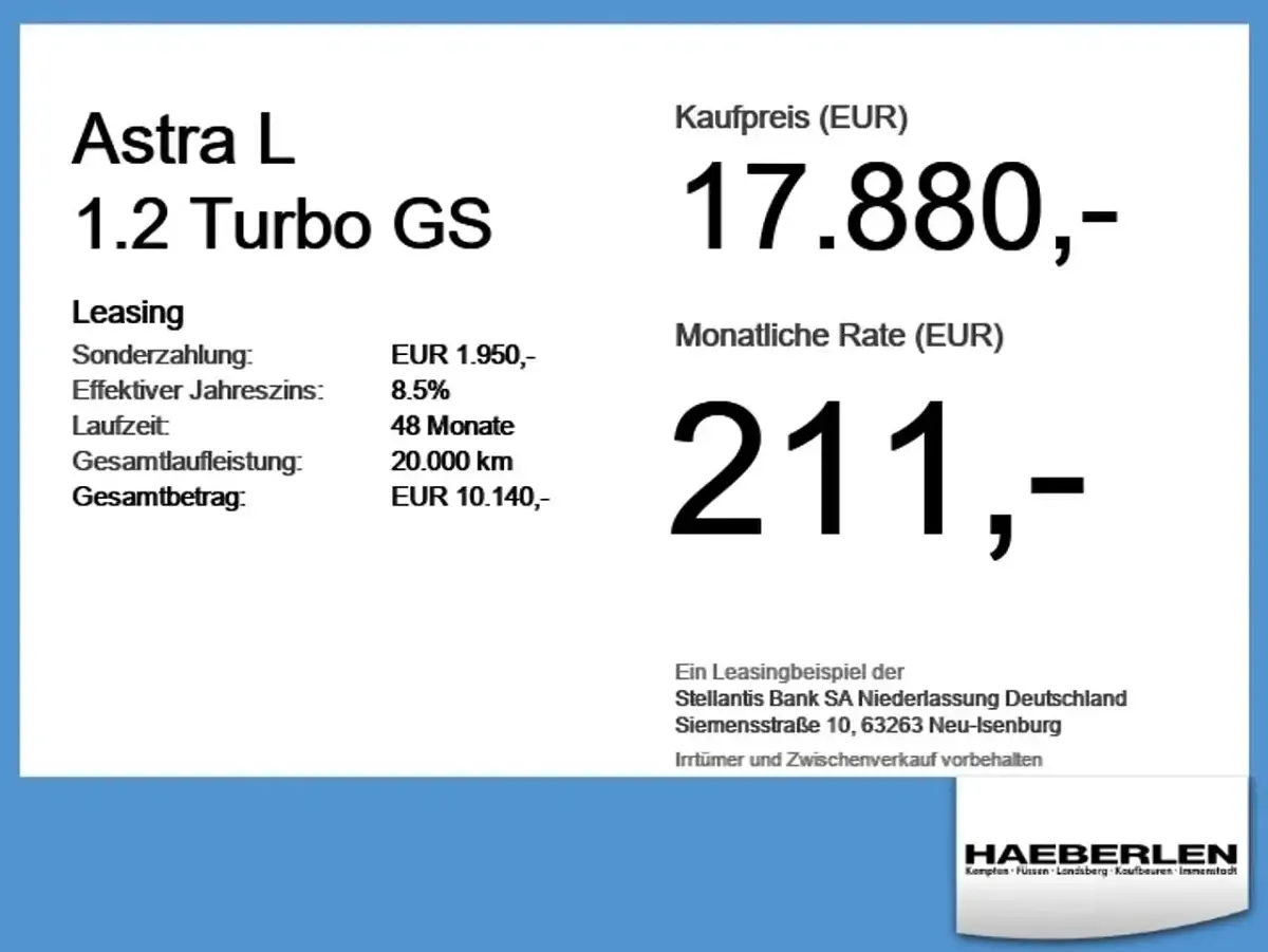 Gebraucht Opel Astra 131 PS (96 kW) 2024 Lackierung amber yellow/typ aussenverkle (metallic) Limousine