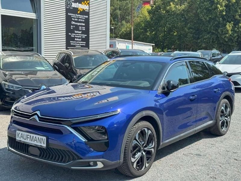 Dunkelblau Gebraucht 2022 Citroën C5 X PureTech Limousine | 23.890 € (Etwas zu teuer) - Bild 1/4