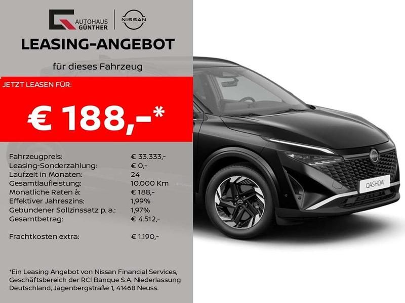 Pearl black Neu 2025 Nissan Qashqai 360º SUV | 33.333 € (Guter Preis) - Bild 1/4