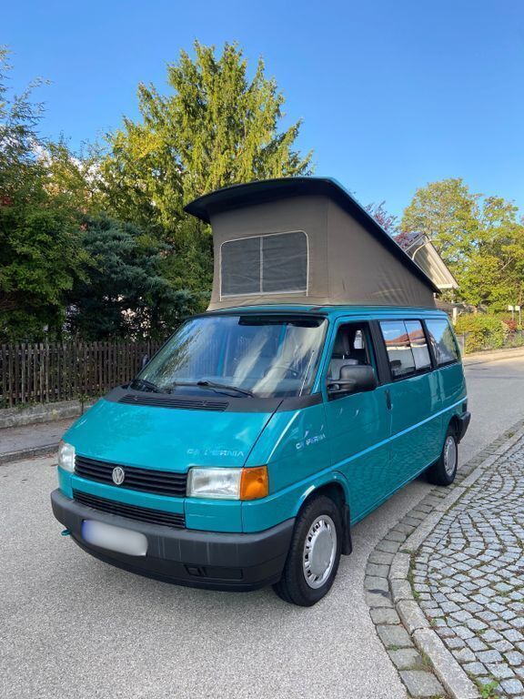 Grün Gebraucht 1992 VW T4 California Van | 13.500 € - Bild 1/4