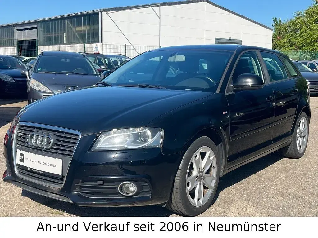 Gebraucht Audi A3 S-Line 140 PS (102 kW) 2011 Schwarz Kleinwagen
