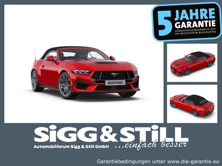Race red Neu 2025 Ford Mustang GT Convertible Cabrio | 61.990 € (Guter Preis) - Bild 1/4