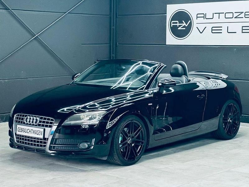 Schwarz Gebraucht 2007 Audi TT Roadster S-Line Cabrio | 6.290 € (Fairer Preis) - Bild 1/4
