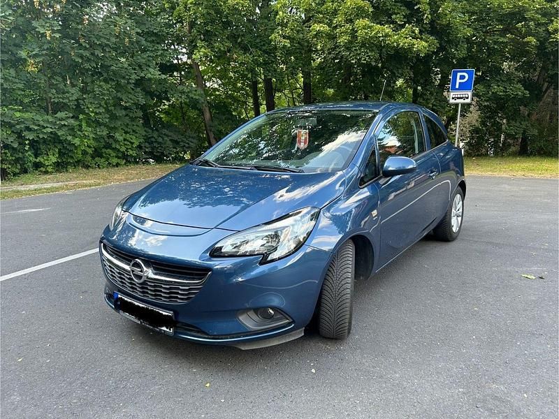 Blau Gebraucht 2016 Opel Corsa Edition Kleinwagen | 7.100 € (Etwas zu teuer) - Bild 1/4