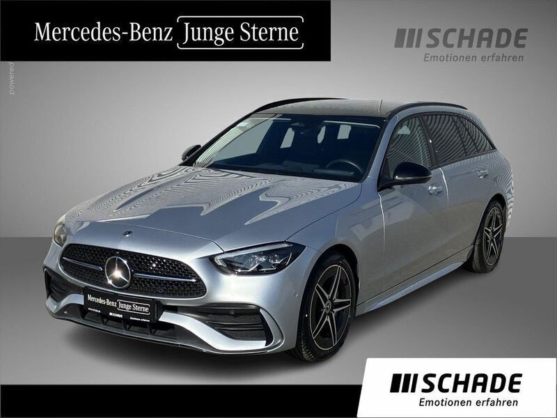 Silber Gebraucht 2022 Mercedes C300 AMG line Limousine | 39.550 € (Fairer Preis) - Bild 1/4
