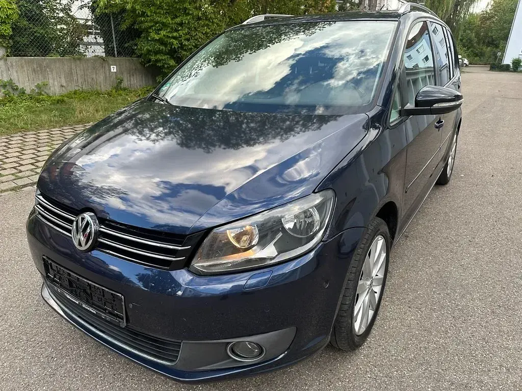 Gebraucht VW Touran Style 105 PS (77 kW) 2012 Blau Van / Kleinbus