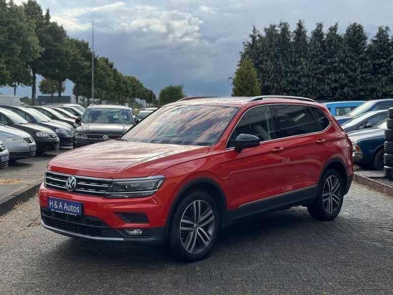 Habanero orange metallic Gebraucht 2019 VW Tiguan Allspace IQ Drive SUV | 17.900 € (Fairer Preis) - Bild 1/4