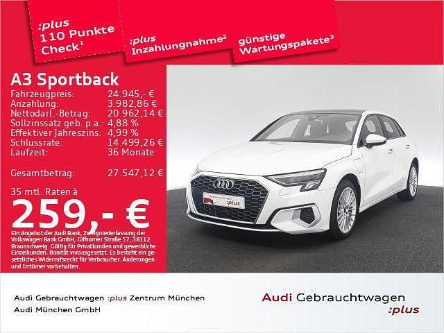 Weiß Gebraucht 2022 Audi A3 Advanced Limousine | 23.826 € (Guter Preis) - Bild 1/2